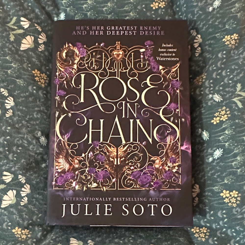 Waterstones edition of Rose in Chains by Julie Soto